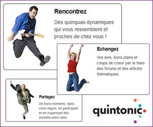 Quintonic - Le site des quinquas dynamiques